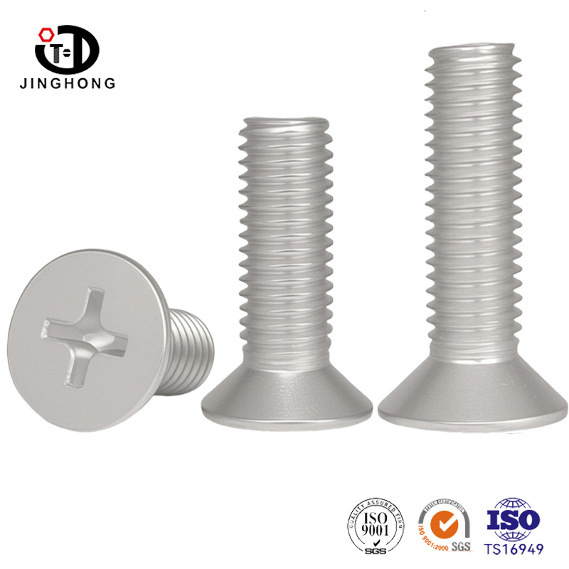 Śruba płaska z aluminium stopa