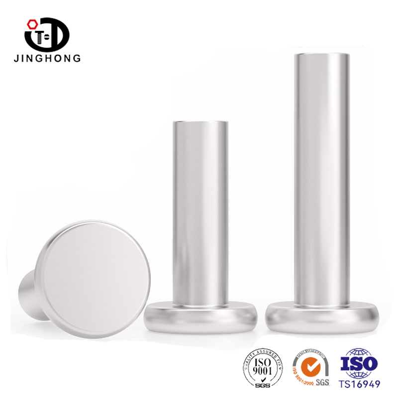 Płaska głowa solidne nity aluminiowe
